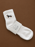 The Halloweenie Skeleton Sock