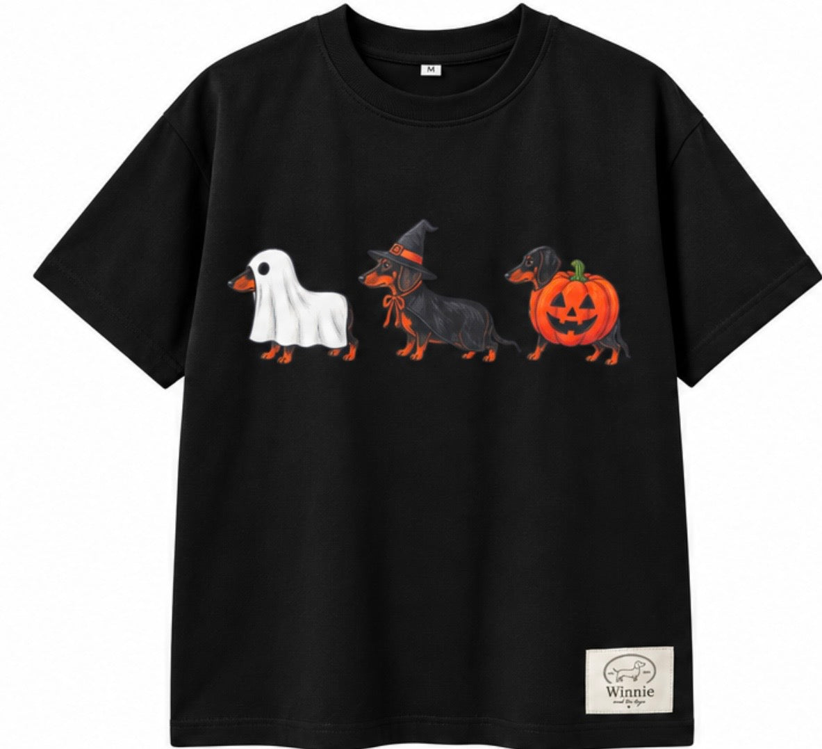 Halloweenies Dachshund Tee