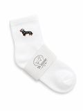 The Halloweenie Skeleton Sock