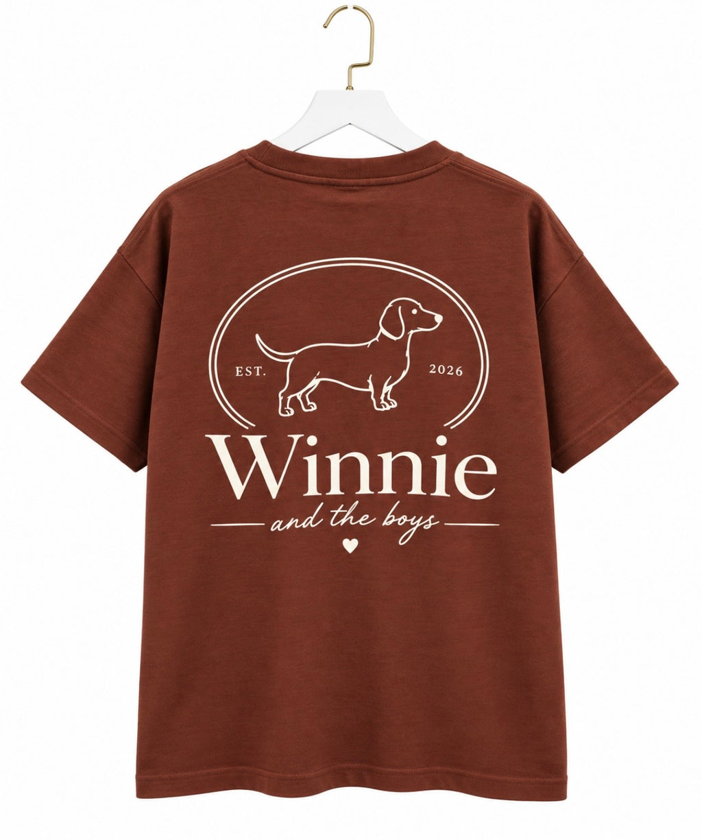 W&TB Signature Oversized Drop Shoulder Tee