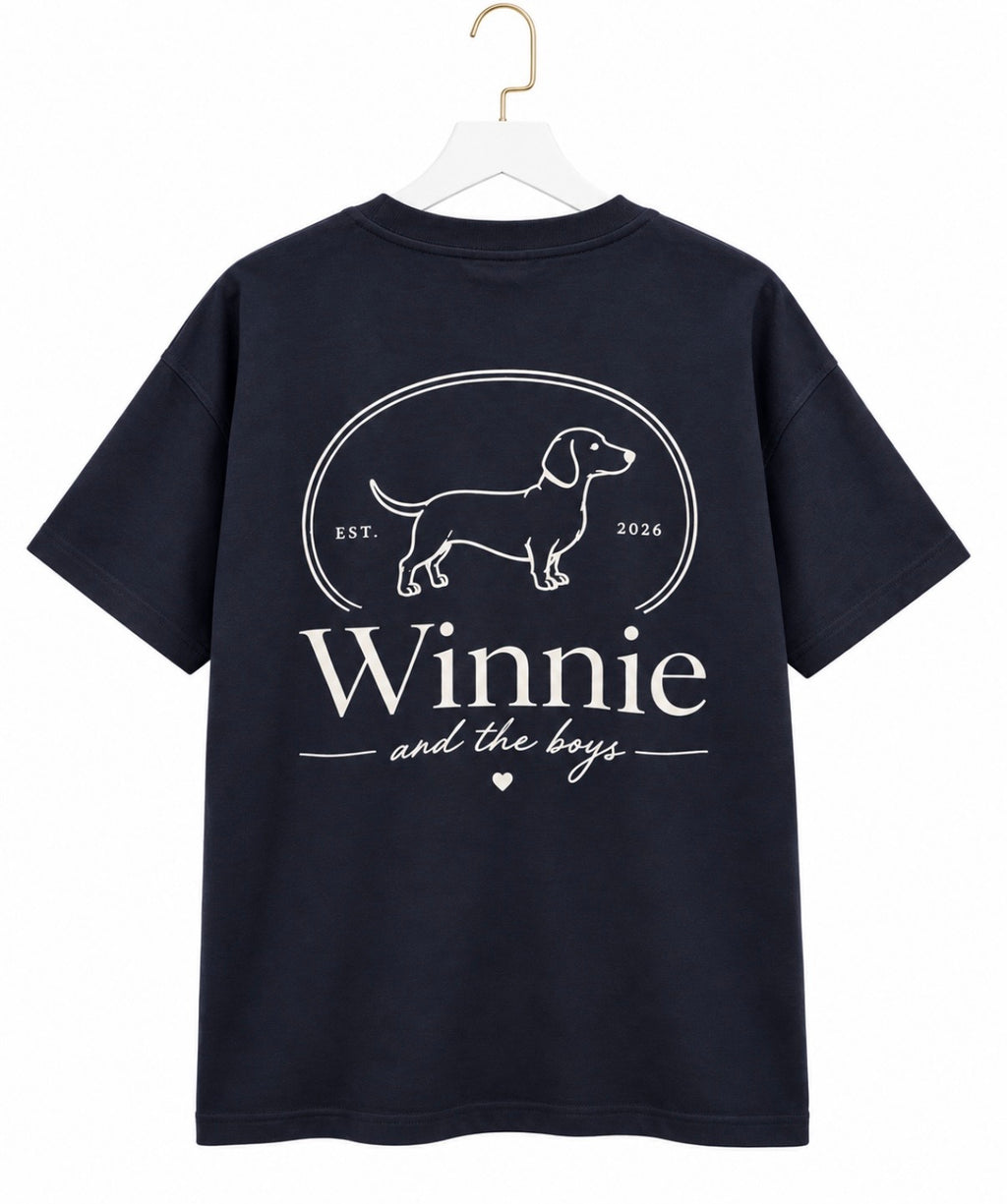 W&TB Signature Oversized Drop Shoulder Tee